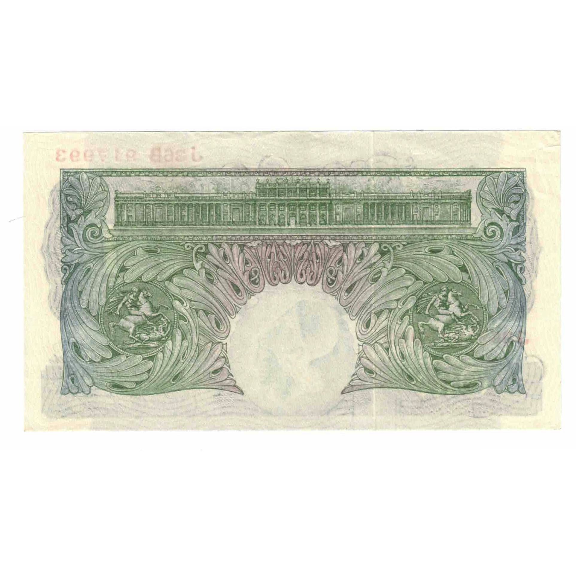Geldschein, Großbritannien, 1 Pound, 1949-1955, KM:369b, UNZ-