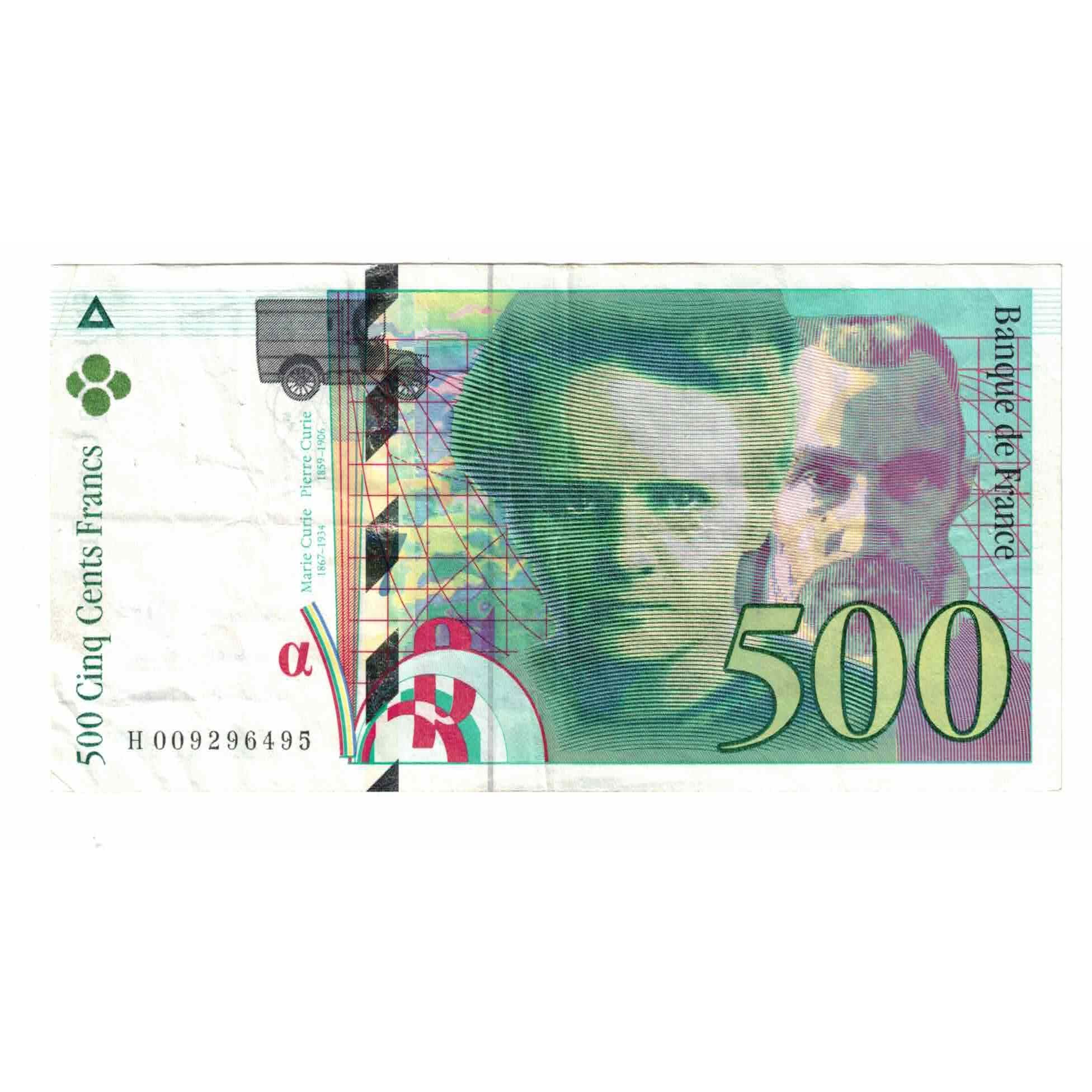 França, 500 Francs, Pierre et Marie Curie, 1994, H.009, EF(40-45)