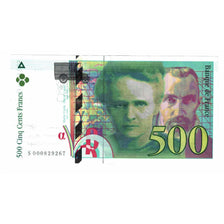 France, 500 Francs, Pierre et Marie Curie, 1994, S.000, UNC(63), Fayette:76.1