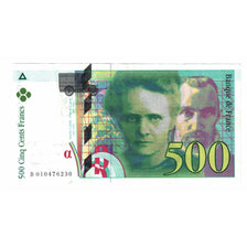 France, 500 Francs, Pierre et Marie Curie, 1994, B.010, AU(50-53), Fayette:76.1