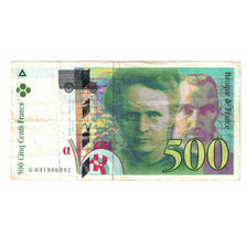 França, 500 Francs, Pierre et Marie Curie, 1995, G.031, EF(40-45)