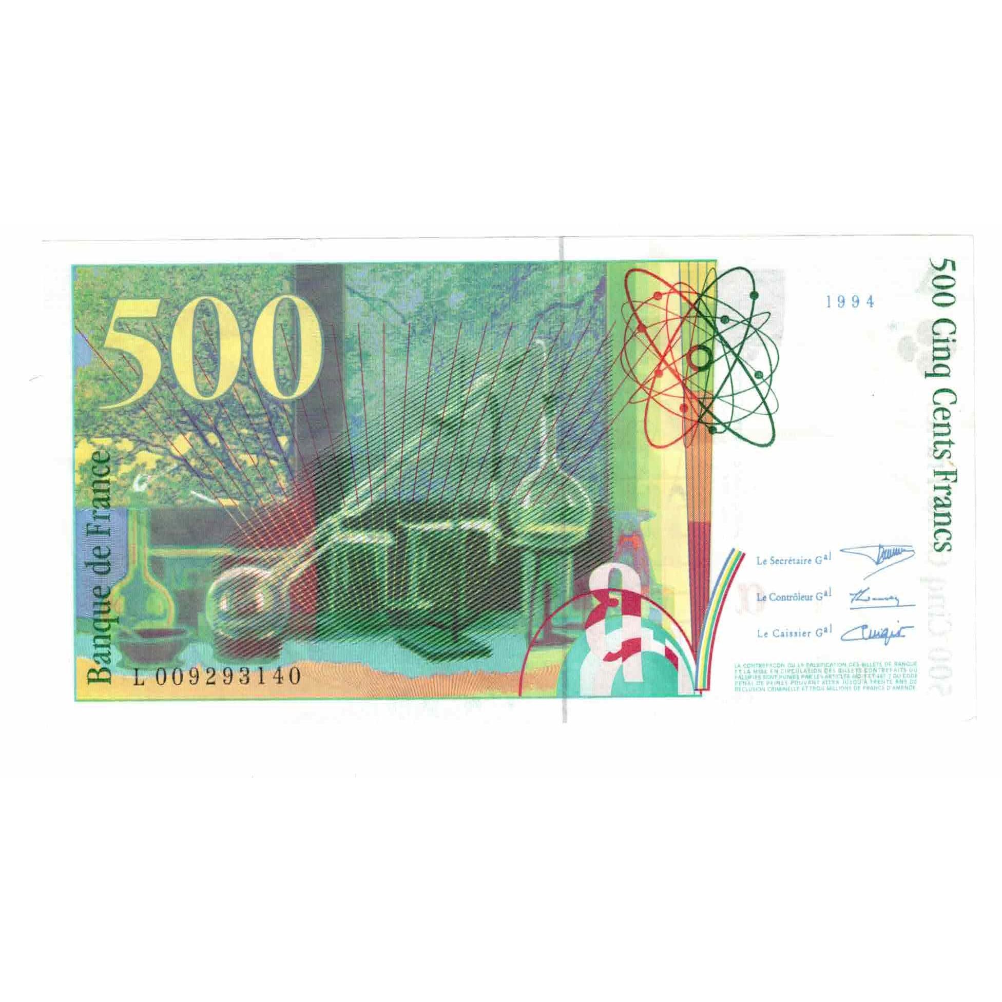 Frankrijk, 500 Francs, Pierre et Marie Curie, 1994, L.009, TTB, Fayette:76.1