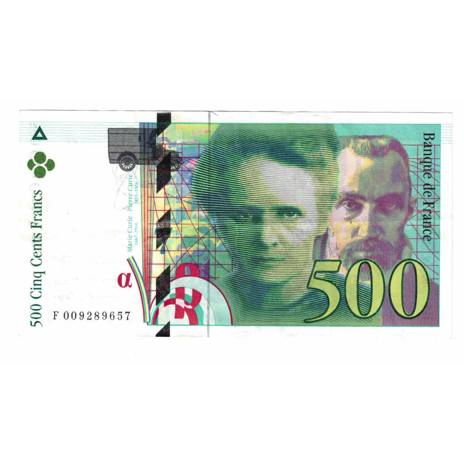 Frankreich, 500 Francs, Pierre et Marie Curie, 1994, F.009, SS, Fayette:76.1