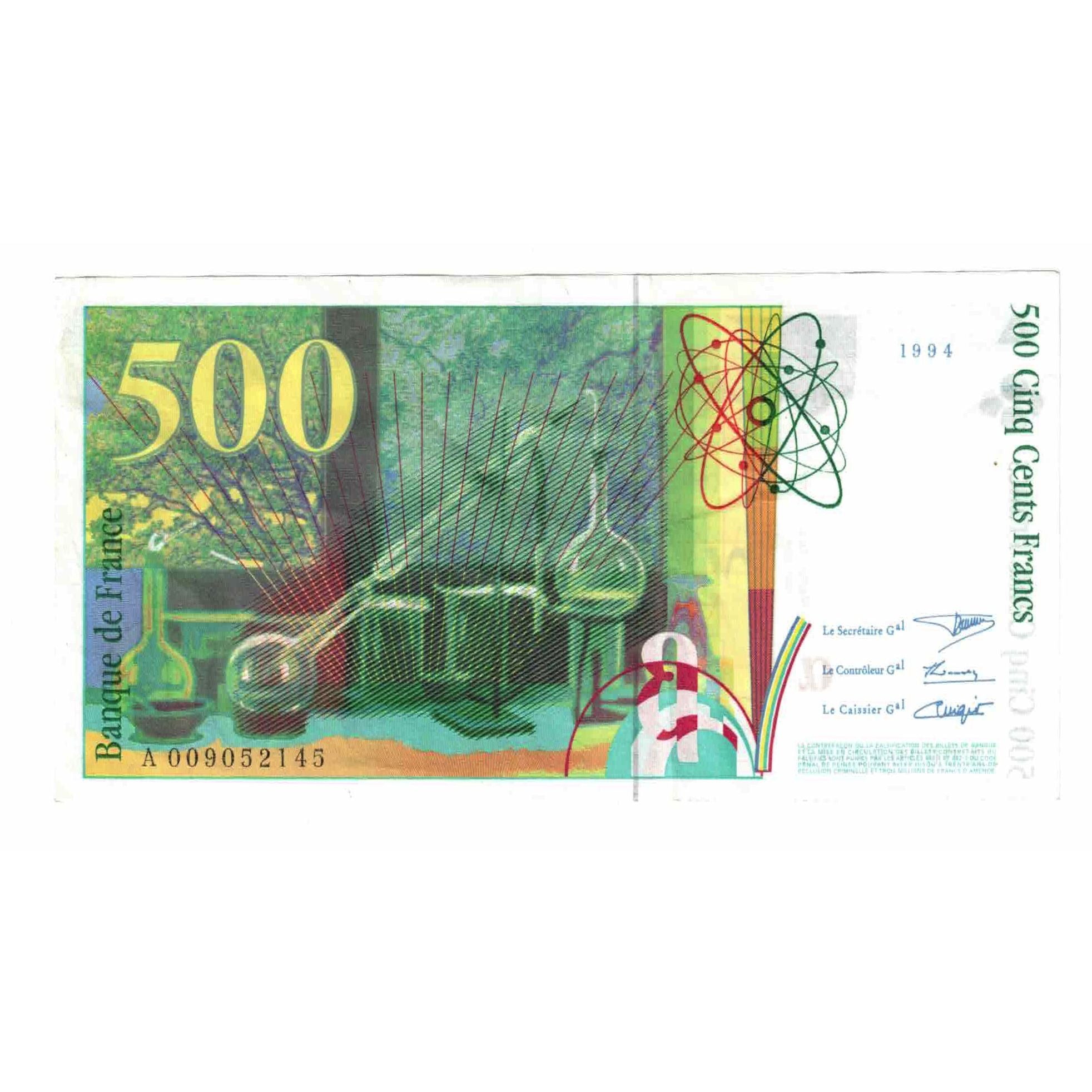 Frankrijk, 500 Francs, Pierre et Marie Curie, 1994, A.009, TTB, Fayette:76.1