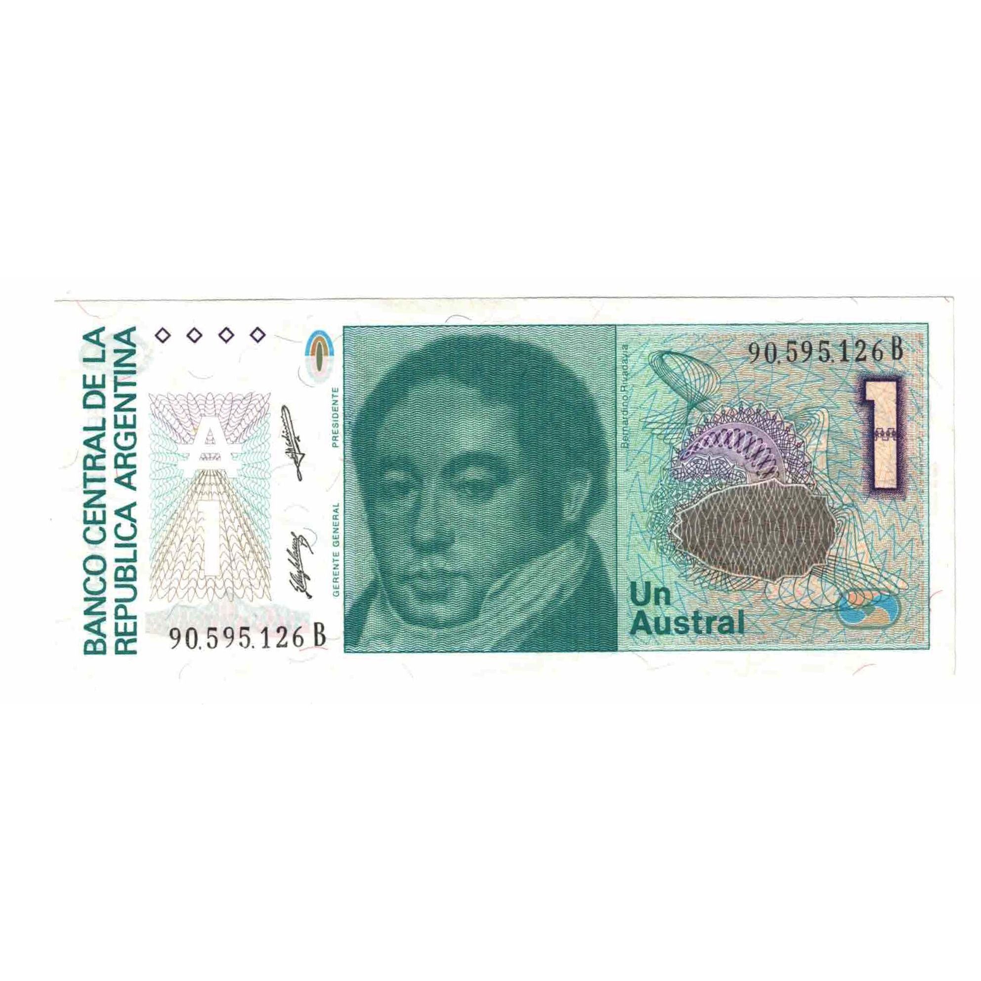 Nota, Argentina, 1 Austral, 1986, KM:323b, UNC(65-70)
