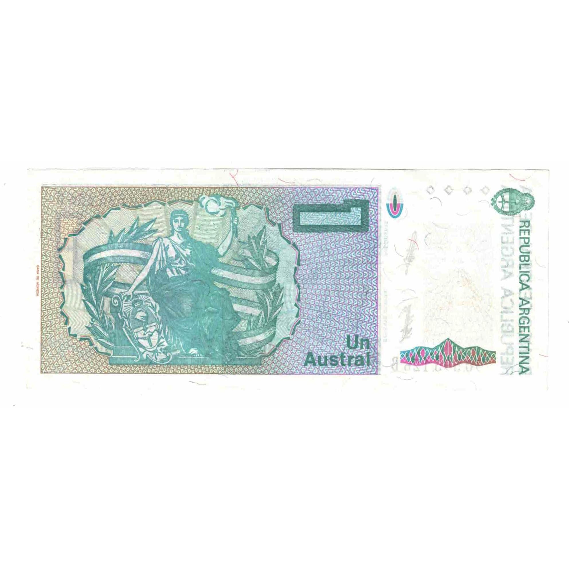 Nota, Argentina, 1 Austral, 1986, KM:323b, UNC(65-70)