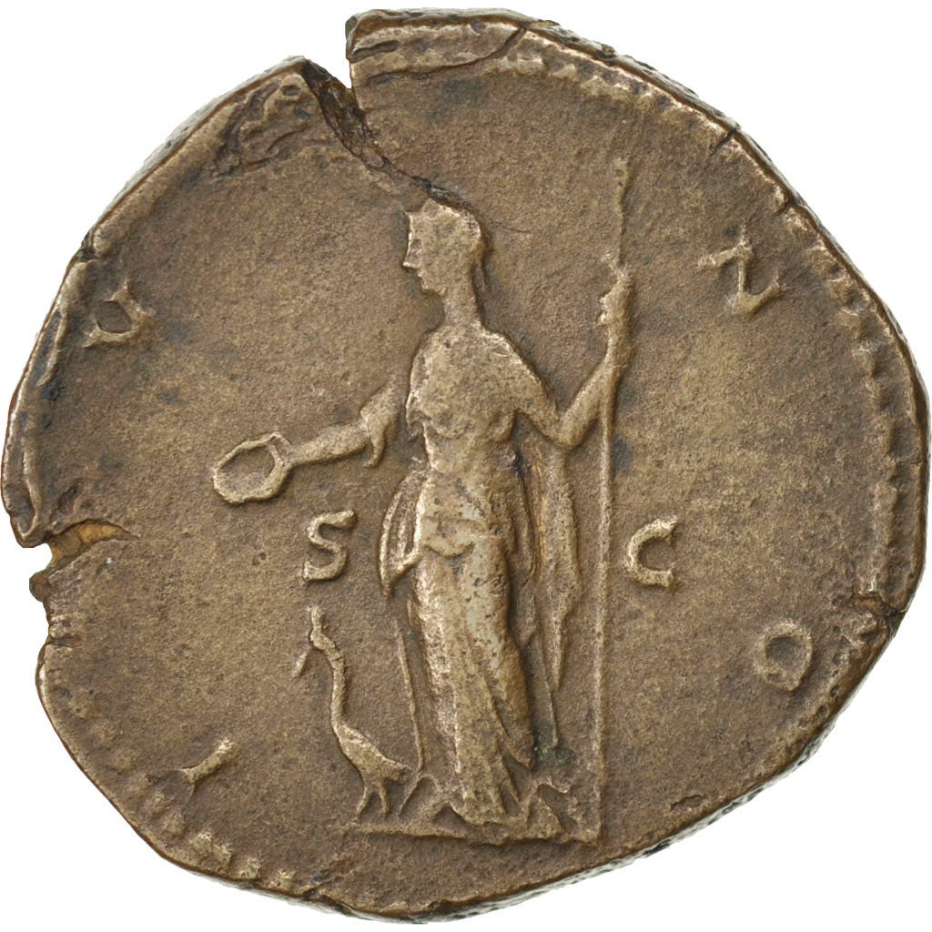 Sestertius, Roma, EF(40-45), Bronze, RIC #1646, 22.64