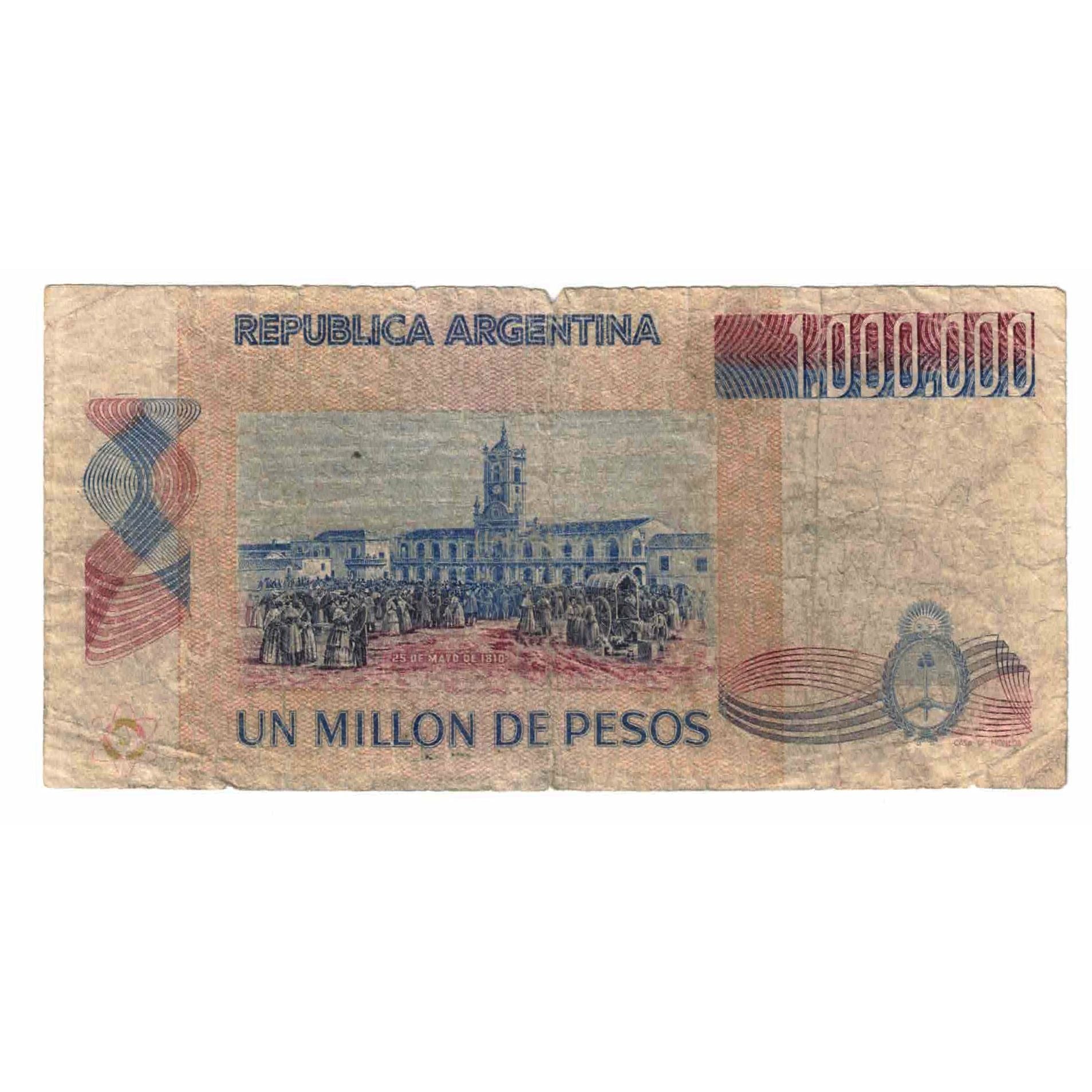 Banknote, Argentina, 1,000,000 Pesos, Undated (1981-1983), KM:310, VF(20-25)