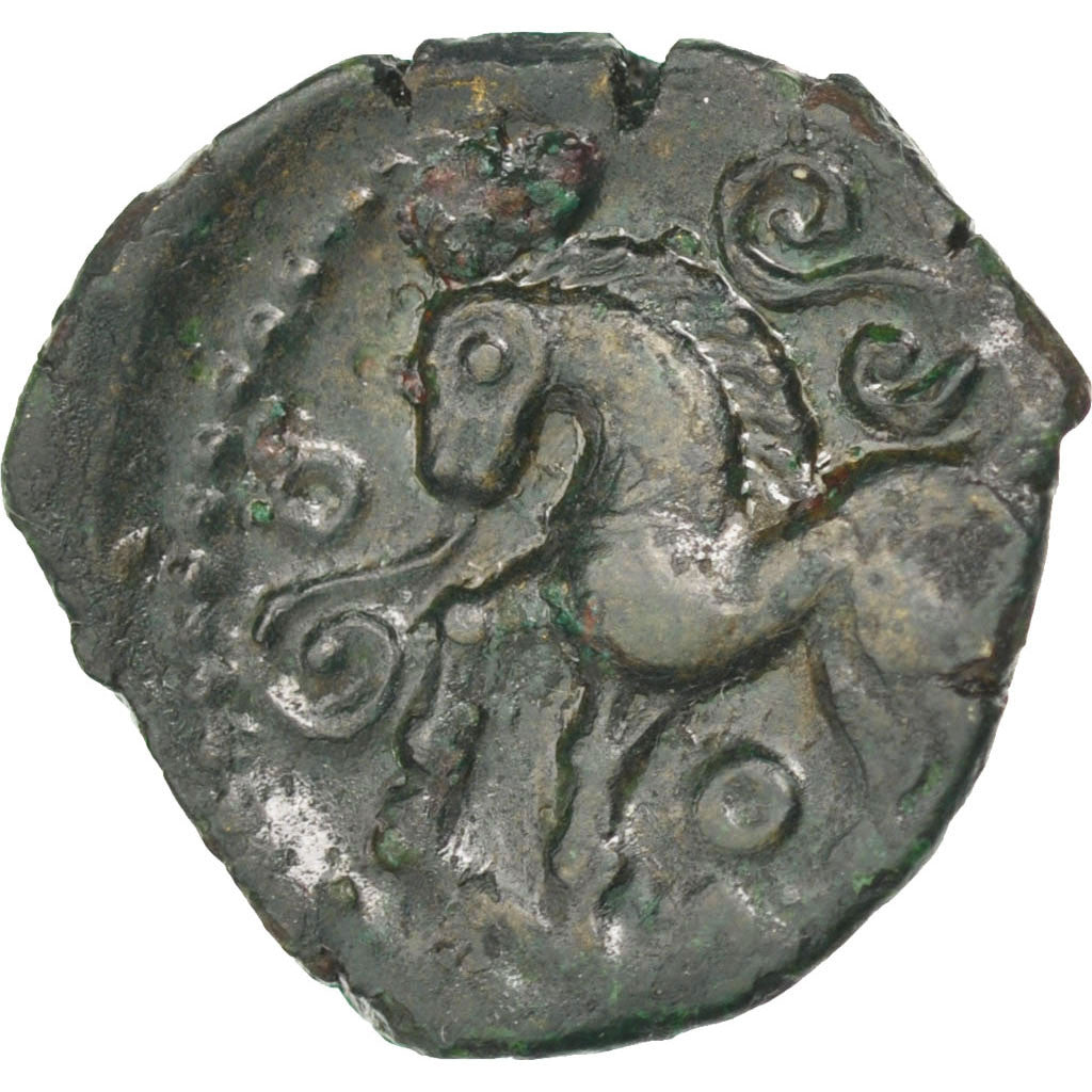 Coin, Aulerci Eburovices, Bronze, AU(55-58), Bronze, Delestrée:2439