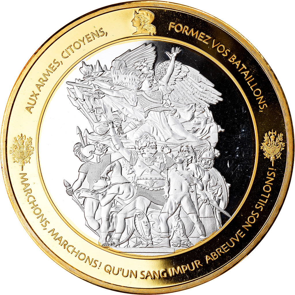 France, Médaille, Les Piliers de la République, Egalité, Politics, Society