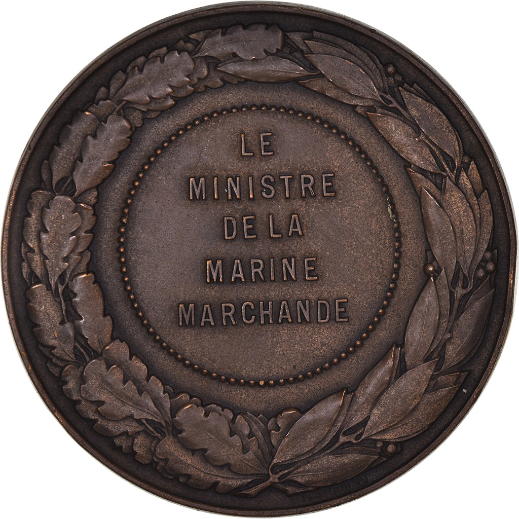 Frankreich, Medaille, Le Ministre de la Marine Marchande, VZ, Bronze