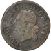 FRANCE, Liard, Liard, 1791, La Rochelle, KM #585.6, VF(20-25), Copper, Gadoury..