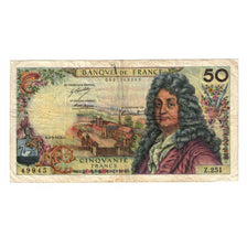 France, 50 Francs, Racine, 1974, Z.251, TB, Fayette:64.27, KM:148d