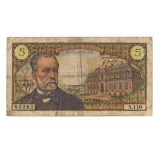 France, 5 Francs, Pasteur, 1969, S.110, B, Fayette:61.11, KM:146b