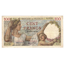 France, 100 Francs, Sully, 1940, M.15722, EF(40-45), Fayette:26.39, KM:94