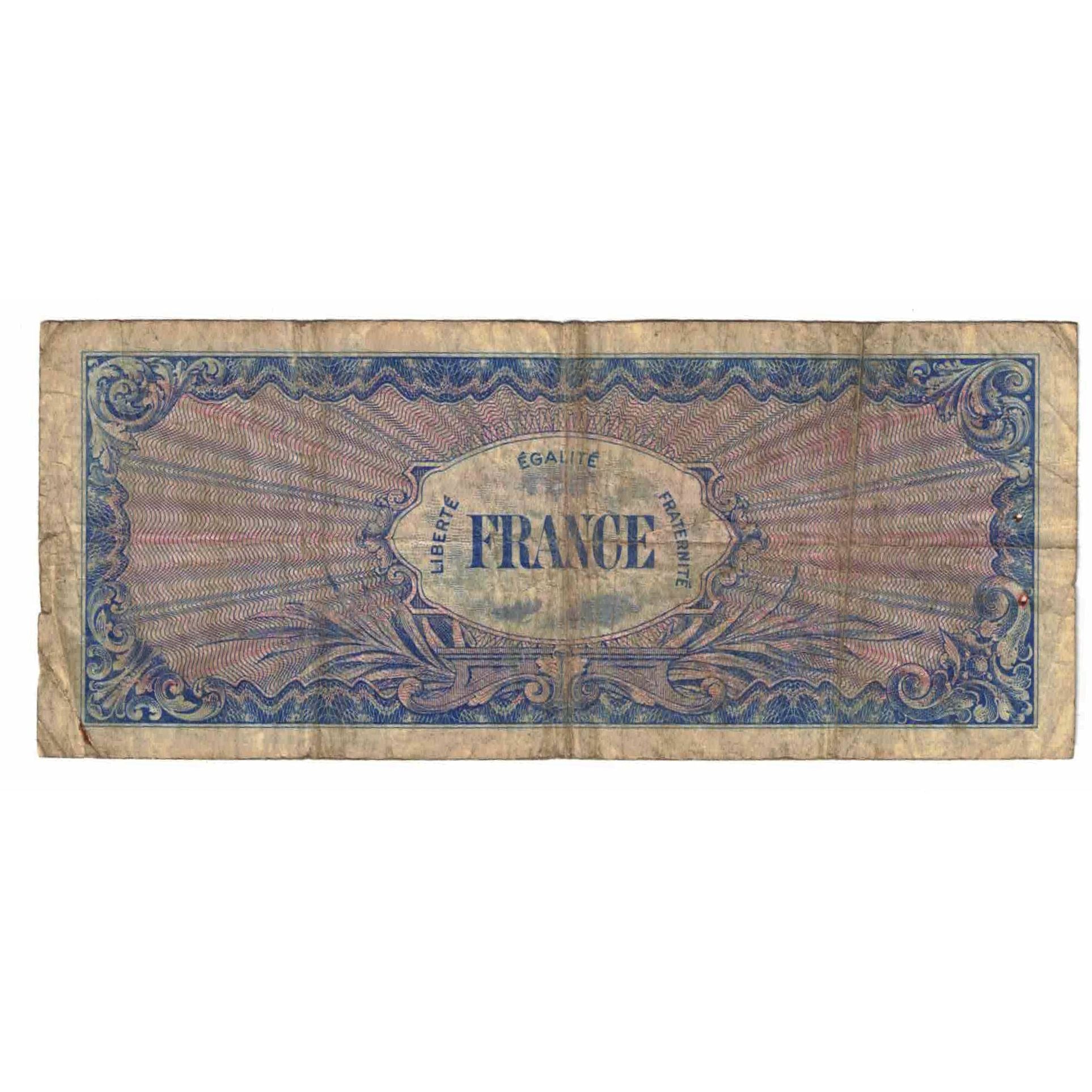 France, 50 Francs, 1945 Verso France, 1945, SERIE DE 1944, EF(40-45), Fayette:VF