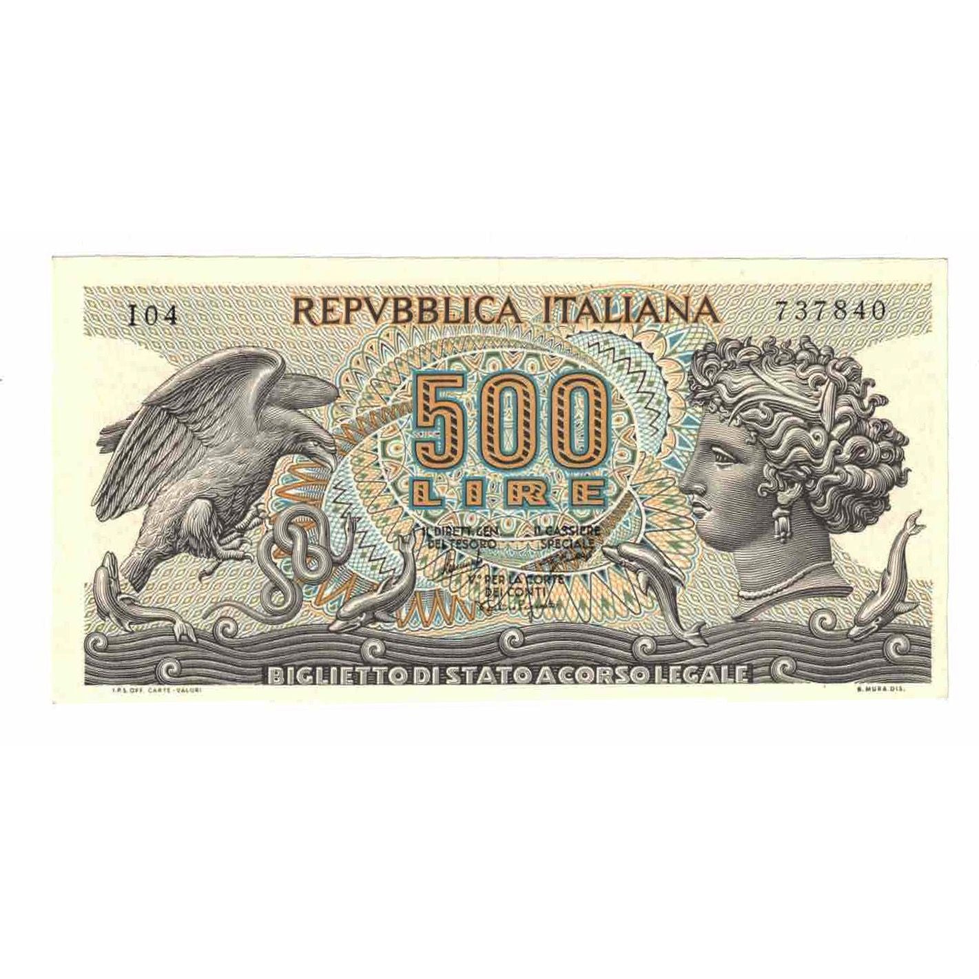 Banconote, Italia, 500 Lire, 1966, 1966-06-20, KM:93a, SPL-