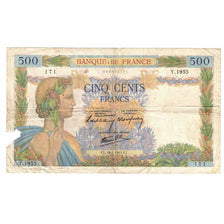 France, 500 Francs, La Paix, 1941, Y.1955, B, Fayette:32.13, KM:95a