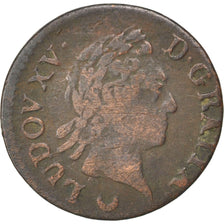 Louis XV, Liard à la vieille tête, 1772, Metz, KM 543.2