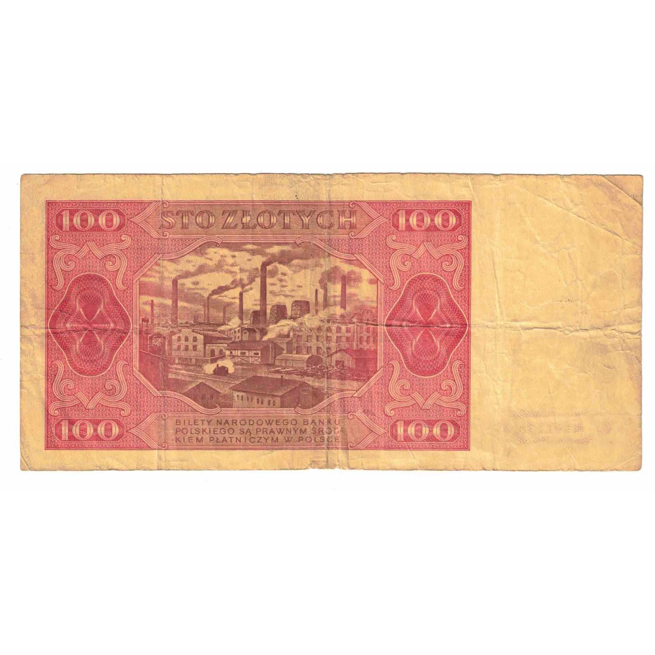 Banknote, Poland, 100 Zlotych, 1948, 1948-07-01, KM:139a, VF(20-25)