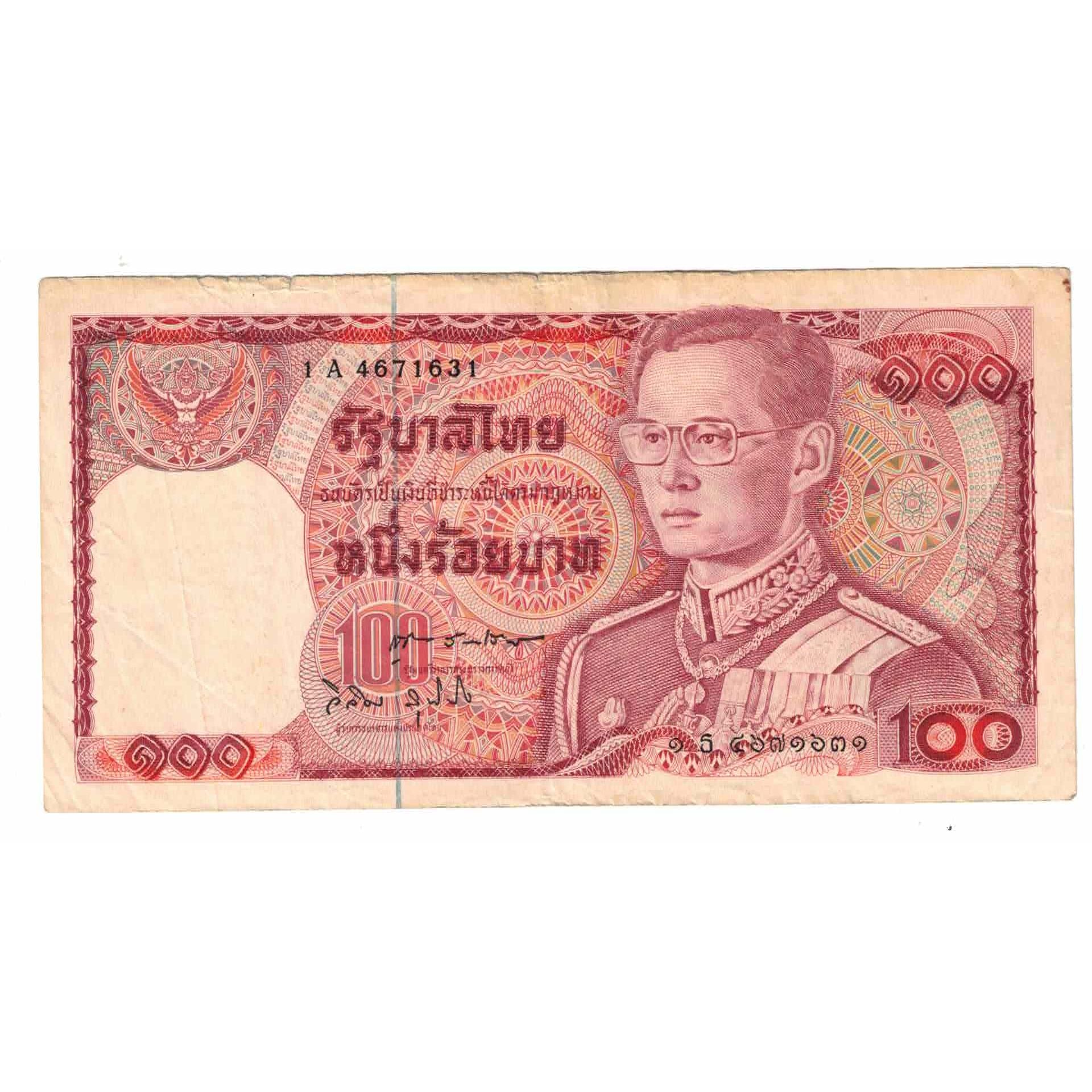 Banknote, Thailand, 100 Baht, 1978, KM:89, VF(20-25)