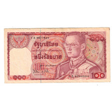 Billete, 100 Baht, 1978, Tailandia, KM:89, BC