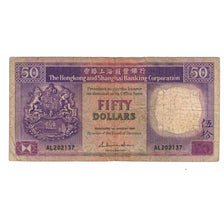 Banknote, Hong Kong, 50 Dollars, 1987, 1987-01-01, KM:193a, VF(20-25)