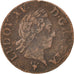 Francia, Louis XV, Liard à la vieille tête, Liard, 1770, Reims, MB+, Rame,...