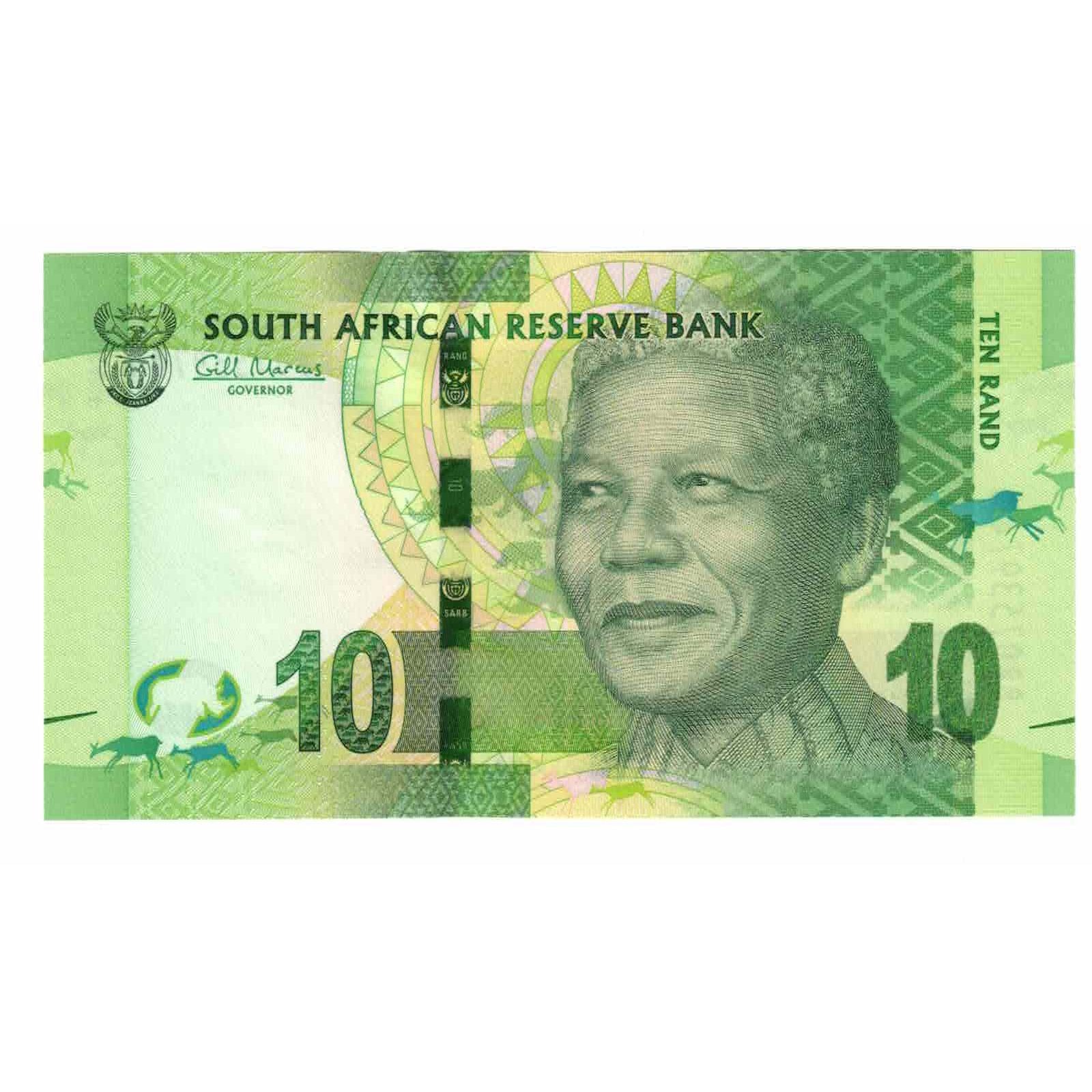 Banknote, South Africa, 10 Rand, Undated (2012), KM:133, UNC(65-70)