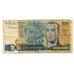 Banknote, Brazil, 100 Cruzados, Undated (1987), KM:211b, VF(20-25)