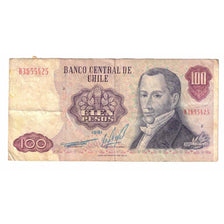 Banknote, Chile, 100 Pesos, 1981, KM:152b, VF(20-25)