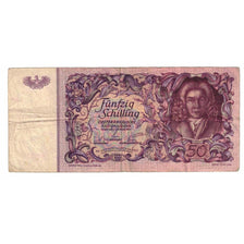 Banknote, Austria, 50 Schilling, 1951, 1951-01-02, KM:130, VF(20-25)