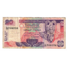 Geldschein, Sri Lanka, 20 Rupees, 1992, 1992-07-01, KM:103b, SGE