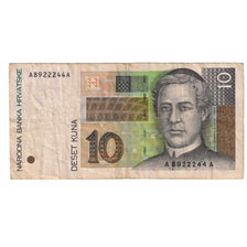 Billete, 10 Kuna, 1995, Croacia, 1995-01-15, KM:36a, BC