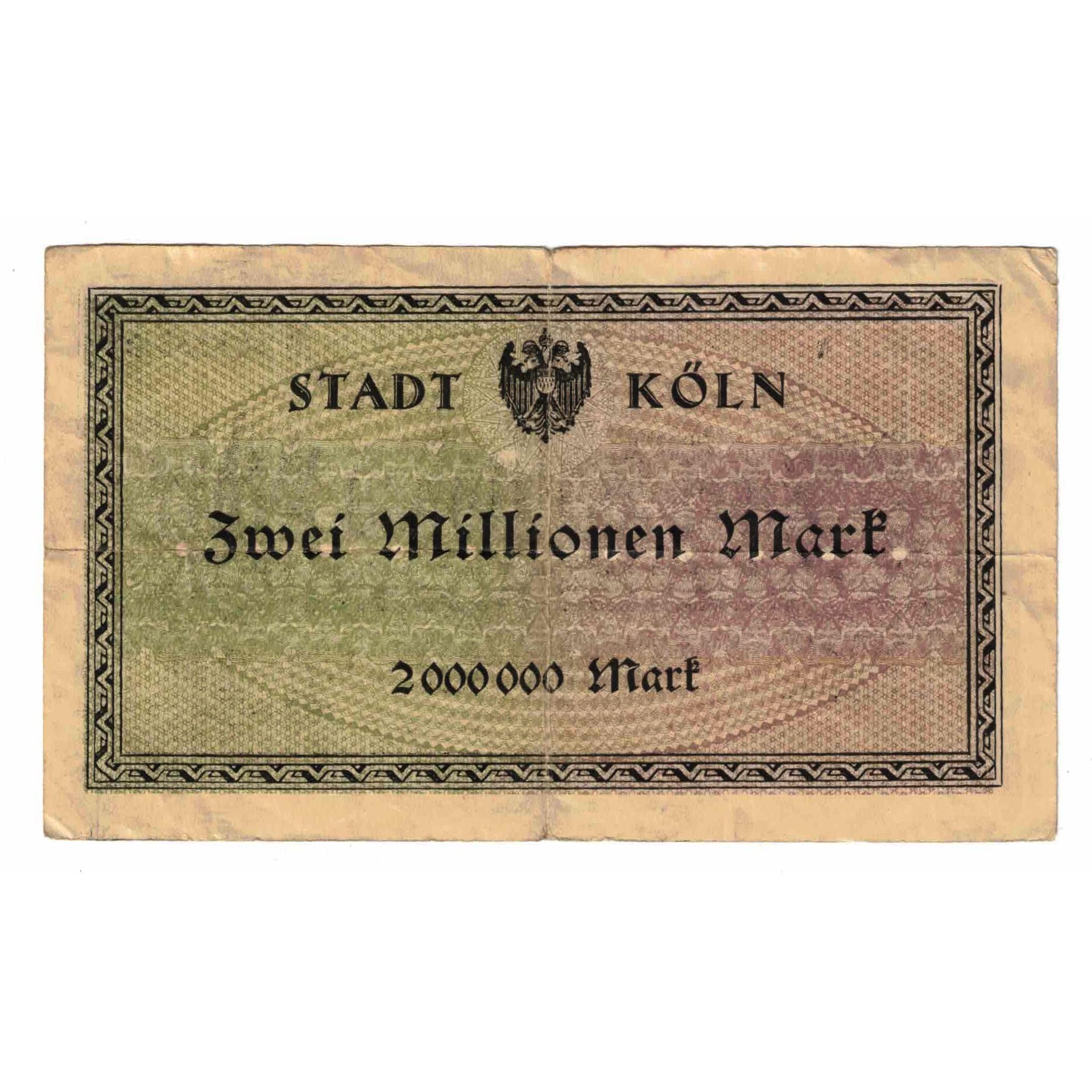 Banknote, Germany, 2 Millionen Mark, 1923, 1923-08-01, VF(20-25)