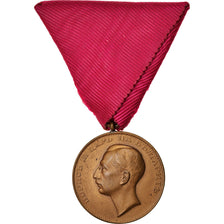 Bulgarie, Médaille du Mérite, Boris III, Médaille, 1918, Excellent Quality