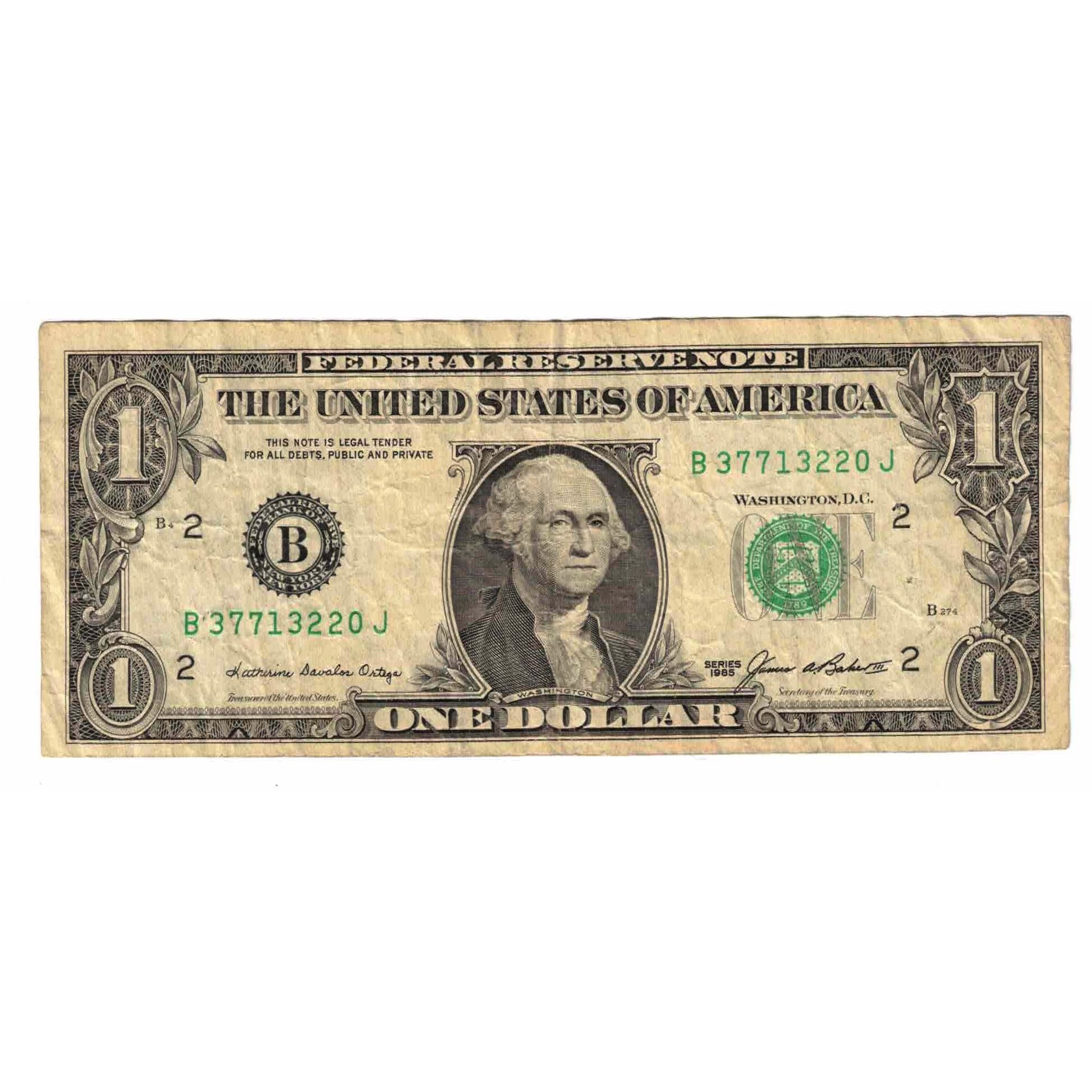 Banknote, United States, 1 Dollar, 1985, VF(20-25)