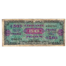France, 50 Francs, 1945 Verso France, 1944, SÉRIE 1944, TB, Fayette:VF24.01