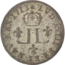 Coin, France, Louis XIV, XV Deniers (pièce de), 15 Deniers, 1713, Metz