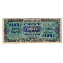 France, 100 Francs, 1945 Verso France, 1945, SERIE DE 1944, TB+, Fayette:VF25.1