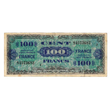 France, 100 Francs, 1945 Verso France, 1945, SERIE DE 1944, EF(40-45)