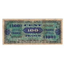 Francja, 100 Francs, 1945 Verso France, 1945, SERIE DE 1944, VF(30-35)