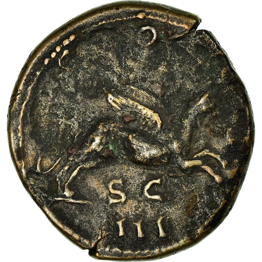 Coin, As, Roma, EF(40-45), Bronze, RIC:681