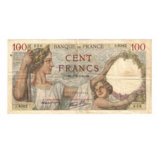 Francia, 100 Francs, Sully, 1940, S.8362, MB+, Fayette:26.24, KM:94