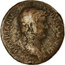 Coin, Hadrian, As, AD 134-138, Roma, VF(20-25), Bronze, RIC:839
