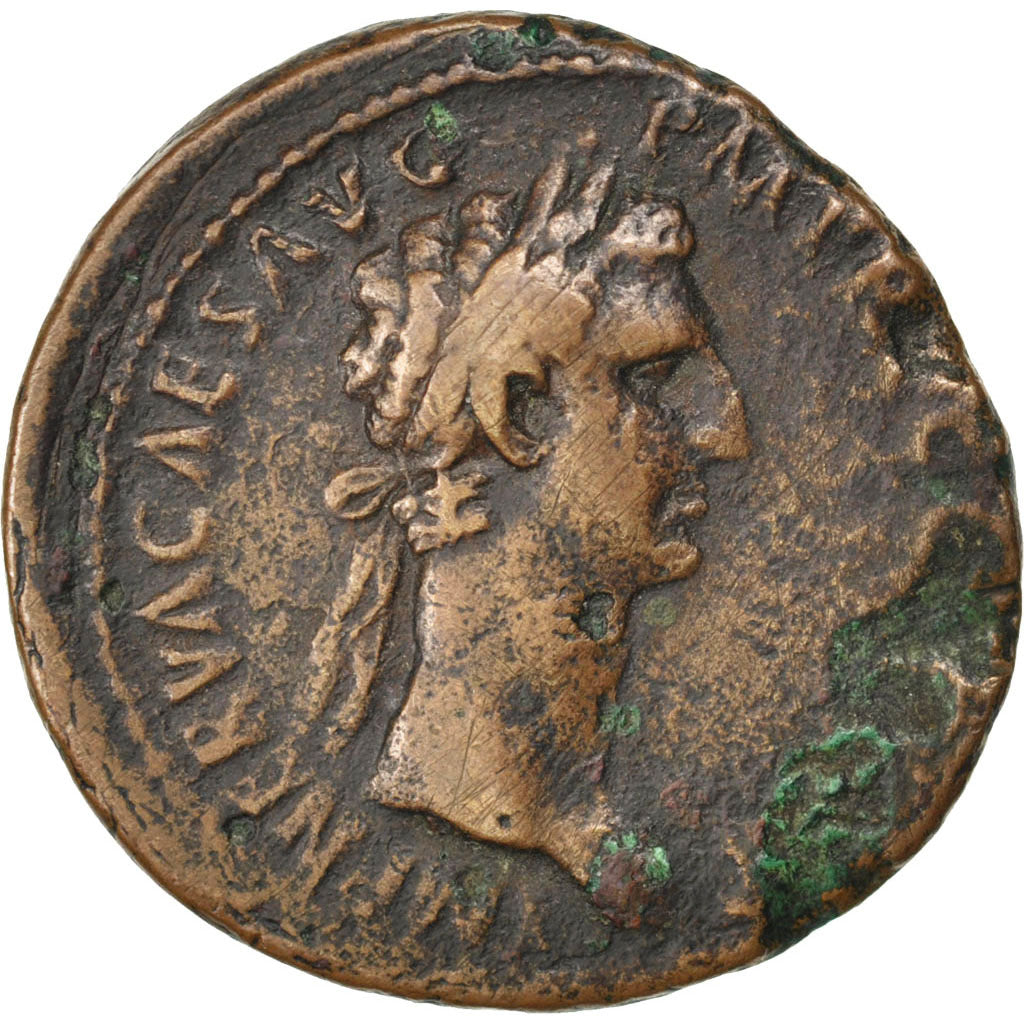 Nerva, As, Roma, VF(30-35), Bronze, RIC #100, 9.89