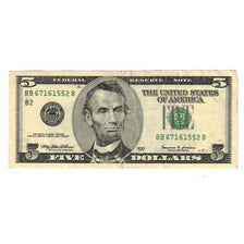 Banknote, United States, 5 Dollars, 1999, EF(40-45)