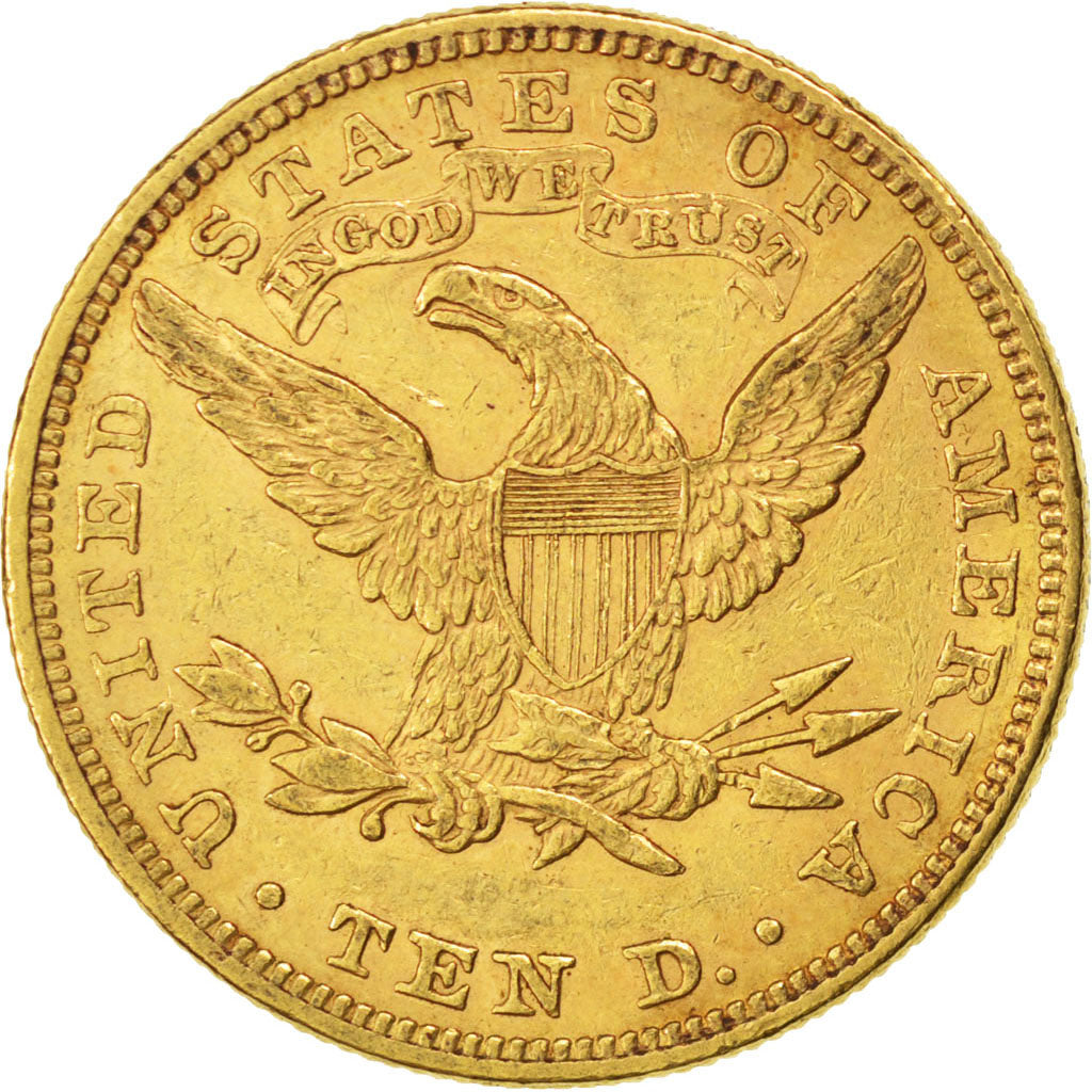 UNITED STATES, Coronet Head, $10, Eagle, 1880, U.S. Mint, KM #102, EF(40-45),...
