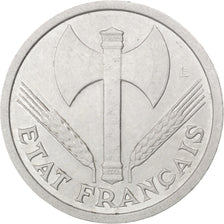 État français, 1 Franc Bazor, 1943, Poids fort, très rare, KM 902.1