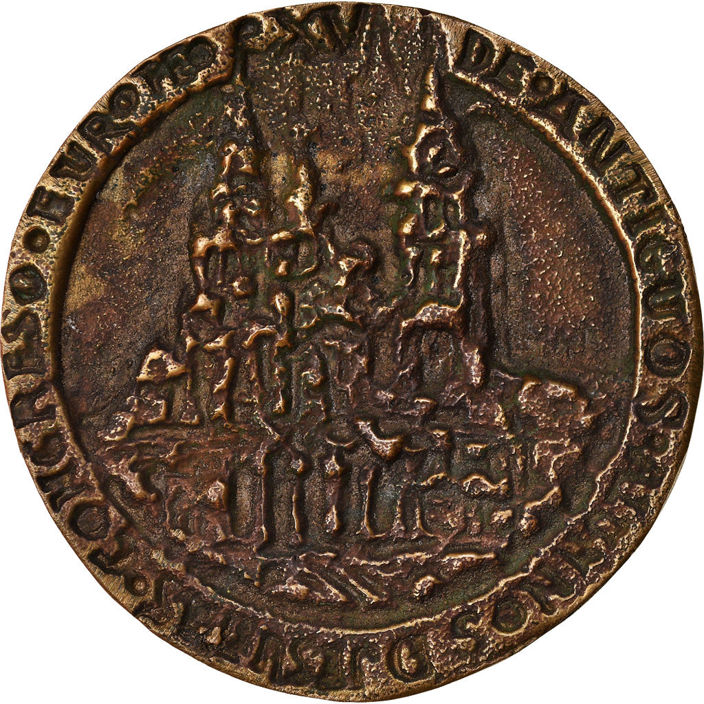 Spain, Medal, Congreso europe, Saint Jacques de Compostelle, 1983, VF(30-35)